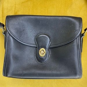 Vintage black coach purse